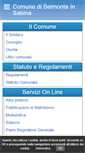 Mobile Screenshot of comune.belmonteinsabina.ri.it